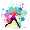 Tennis, Tennis Player Woman, Tennis Graphic