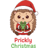Hérisson de Noël épineux