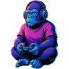 Gorilla Gaming Gamer Jeux vidéo
