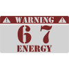Advarsel 6 7 Energy Fun 67 Nummer 6-7 6 7 Six S