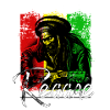 Peace Love Reggae Rastafari Guitar