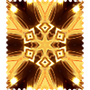Fire Star Mandala Kaleidoscope
