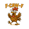 F-Caw-F Cartoon Chicken fcawf Chickens