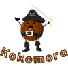 Kokospirat mit Piratenhut
