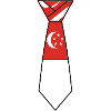 Cravate de Singapour – Conception du drapeau