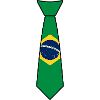 Cravate Brésil – Drapeau