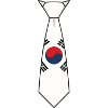 South Korea Tie – Flag Design