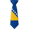 Cravate Bosnie – Conception du drapeau