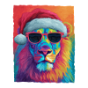 Lion Christmas Portrait