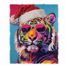 Tiger Christmas Portrait