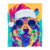 Wolf Christmas Portrait
