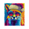 Fox Christmas Portrait
