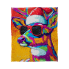 Deer Christmas Portrait