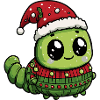 Worm Christmas Xmas