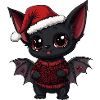 Bat Christmas Xmas