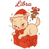 Libra Christmas Kitten Gift