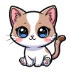 Calico Kawaii Kitten Charm