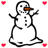 Snowman Heart