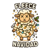 Fleece Navidad Christmas Sheep