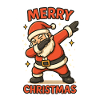 Dabbing Santa Clause