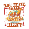 Fried Chicken Steaks Happens