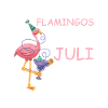 July Birthday Flamingo Saying Funny