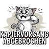 Copying process aborted – cat confused