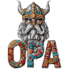 OPA Großvater Wikinger Viking Germane