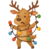 Deer with fairy lights