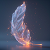 Ethereal Feather Luminous – Symbol of Light