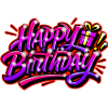 Graffiti HAPPY BIRTHDAY PRINTABLE