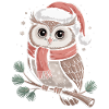 Christmas Owl Magic Scarf