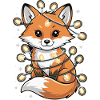 Lichterfuchs in the winter magic fox