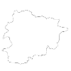 Silhouette contour d’Andorra