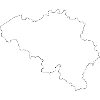 Silhouette du pays belge