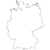 Germany Maps Silhouette