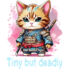 Japanese Kawaii Ninja Cat