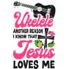 Ukulélé hawaïen Uke Jésus Foi