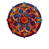 Farbmandala Kaleidoskop