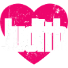 J’aime Judith Coeur rose J’aime Judith