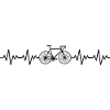 Fahrrad Rennrad EKG Herzschlag Herzfrequenz