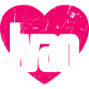 J’aime Ivan Coeur Rose J’aime Ivan