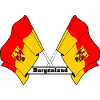 Crossed Burgenland Flags With Text
