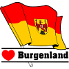 Burgenland Flag With Heart