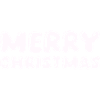 Cuddly Merry Christmas lettering