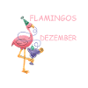 December Birthday Flamingo Saying Funny