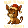 Reindeer a affiché complet Donkey Christmas