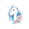 Fuck normal I Want Magic – Unicorn Watercolor.