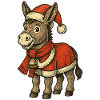 Christmas Donkey