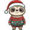Sloth Christmas Xmas